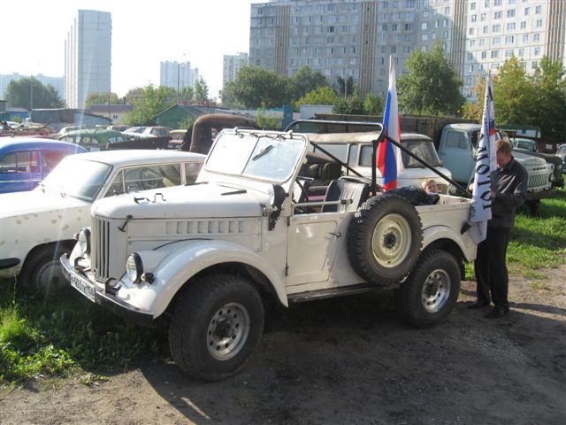 ГАЗ-69. Парад Ретромотор 5 сентября 2009 года