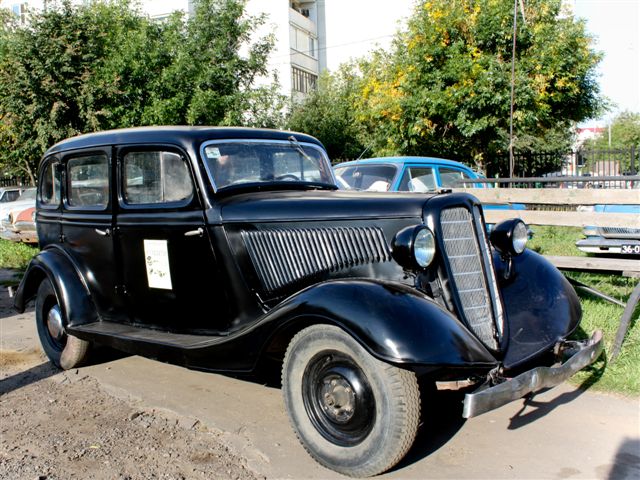 ГАЗ-М1 1936 года - Парад Ретромотор 5 сентября 2009 года
