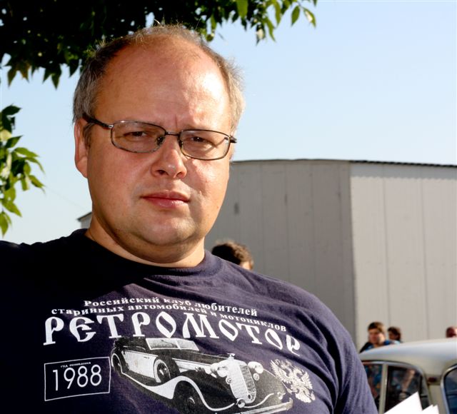 Ломаков Дмитрий Командор Парада Ретромотор 5 сентября 2009 года