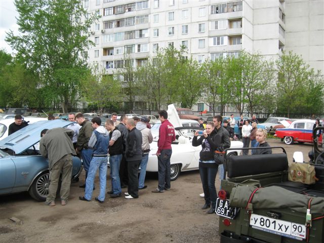 РЕТРОМОТОР Москва 9 мая 2011.