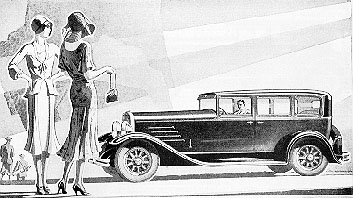 Девчёнки любуютс на автомобиль Франклин (1930)